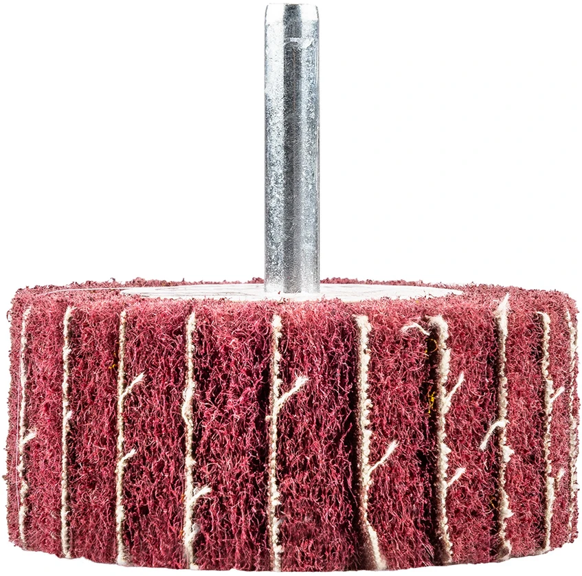Ściernica Plokštelinis šlifavimo diskas su abrazyvine vilna, kotas 60 x 25 x 6 mm, P120