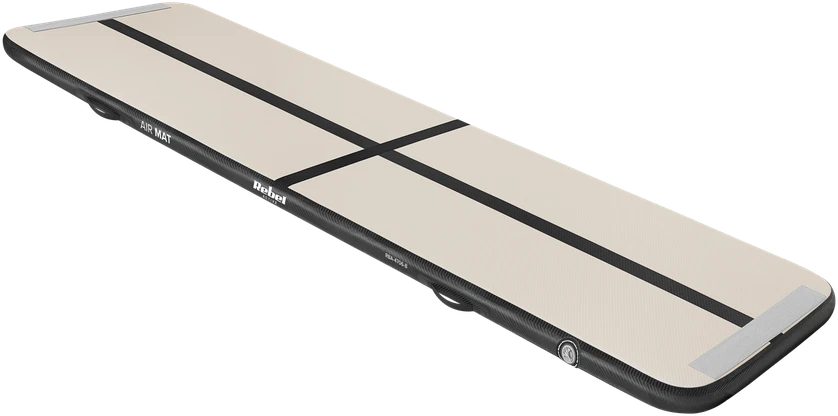 Gimnastikos, akrobatikos takas Airtrack REBEL PRO 500x100x10 - juodas