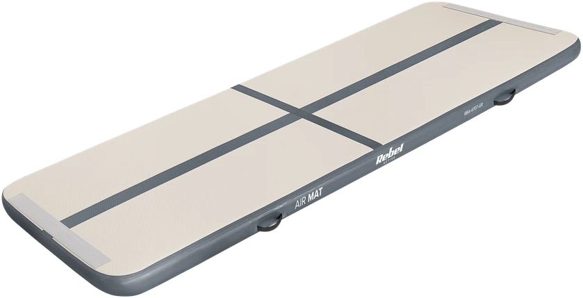 Gimnastikos, akrobatikos takelis Airtrack REBEL 300x100x10 - pilkas