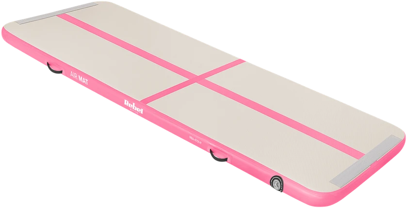 Gimnastikos, akrobatikos takas Airtrack REBEL 300x100x10 - rožinis