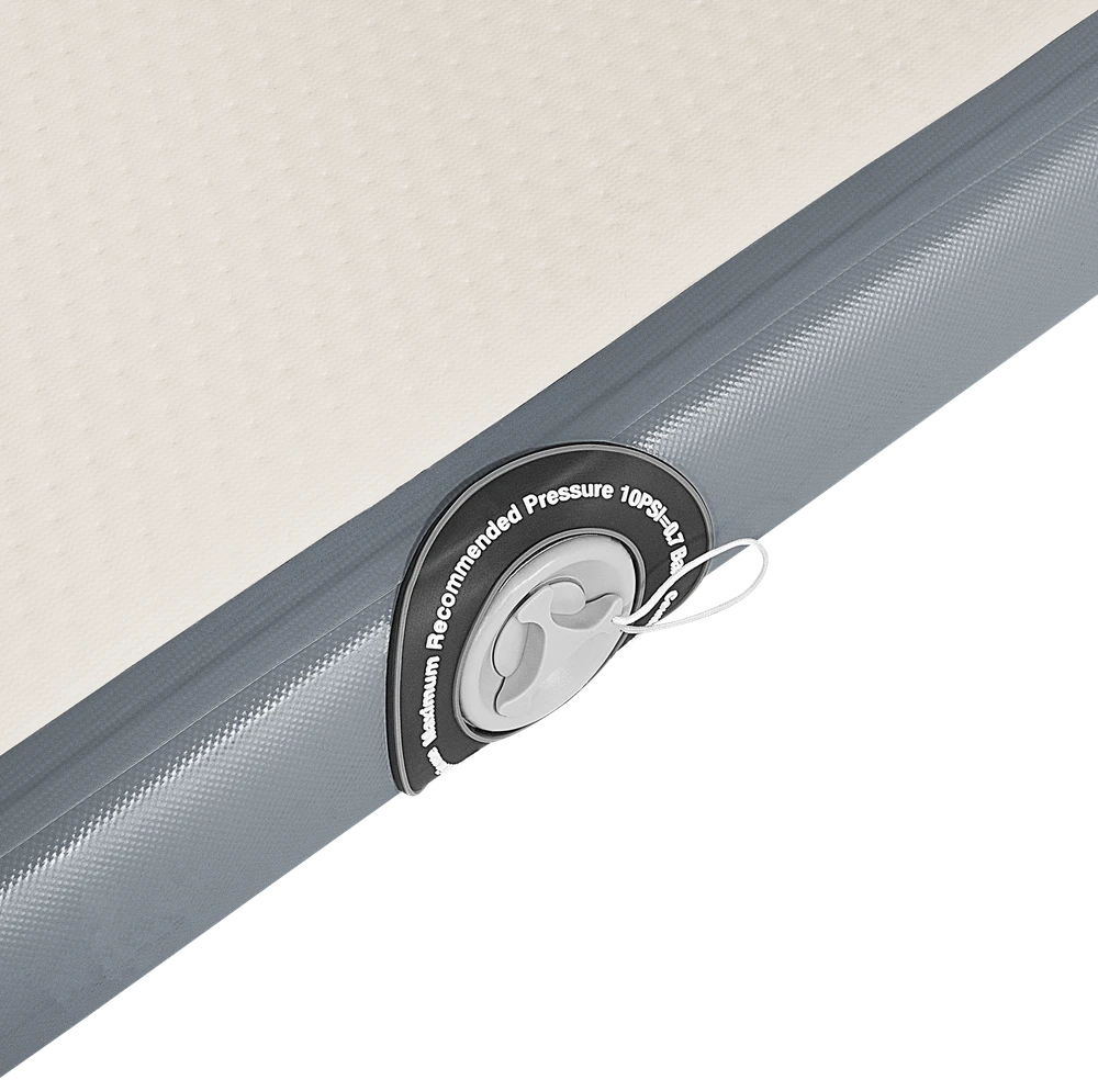 Gimnastikos, akrobatikos takelis Airtrack REBEL 400x100x10 - pilkas