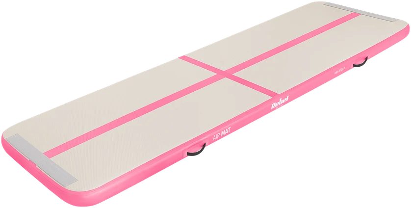 Gimnastikos, akrobatikos takelis Airtrack REBEL 400x100x10 - rožinis