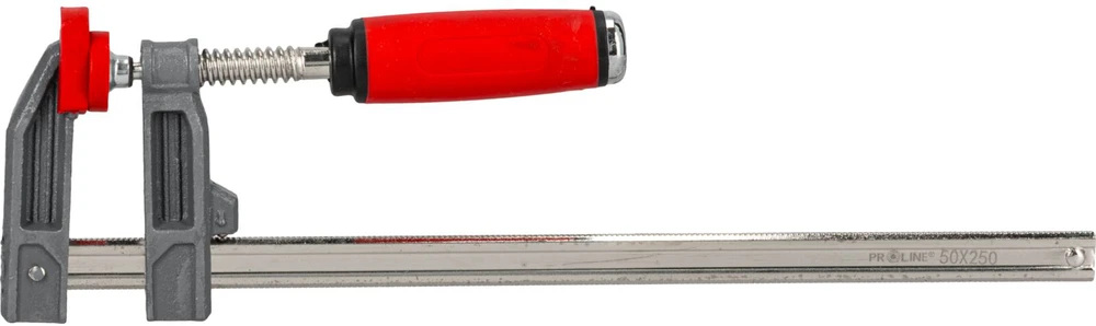 Ścisk Staliaus spaustuvas „f“ tipo 250 * 50 mm su prolino fiksatoriumi
