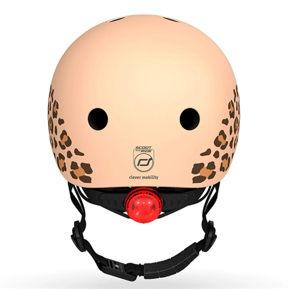 Scoot and Ride Scoot & Ride Kask XXS-S Leopard dviratis