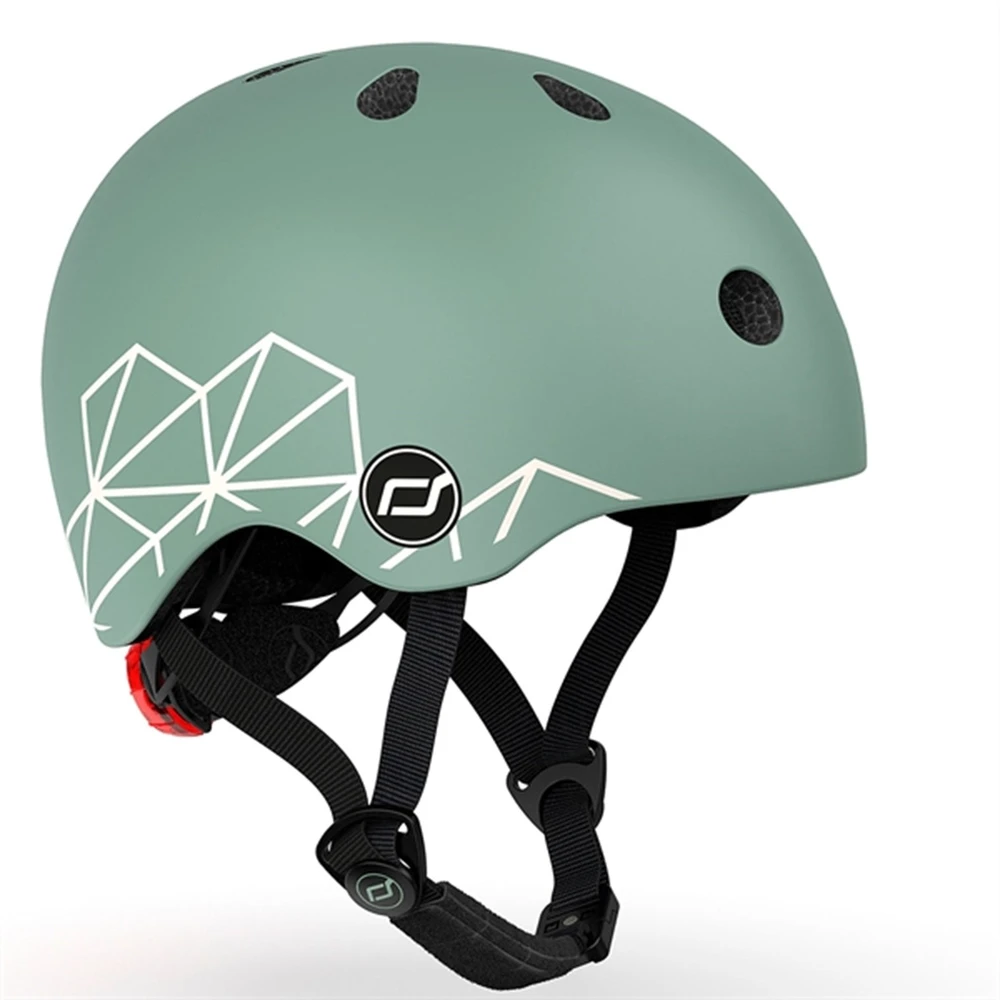 Scoot and Ride Scoot & Ride Kask XXS-S Žalias Lines