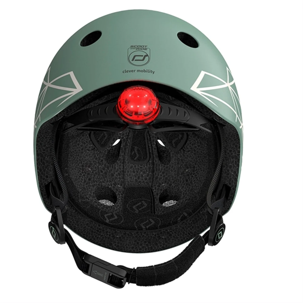Scoot and Ride Scoot & Ride Kask XXS-S Žalias Lines