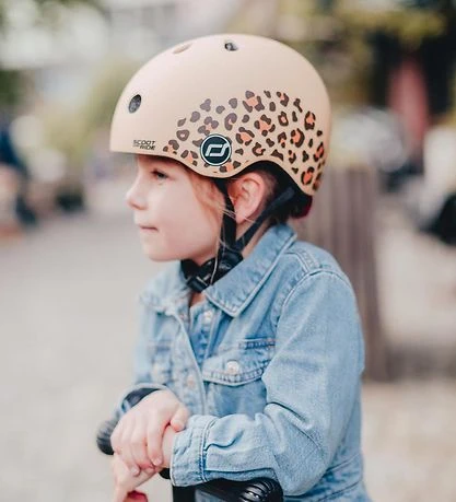 Scoot and Ride Scoot & Ride Kask XXS-S Leopard dviratis