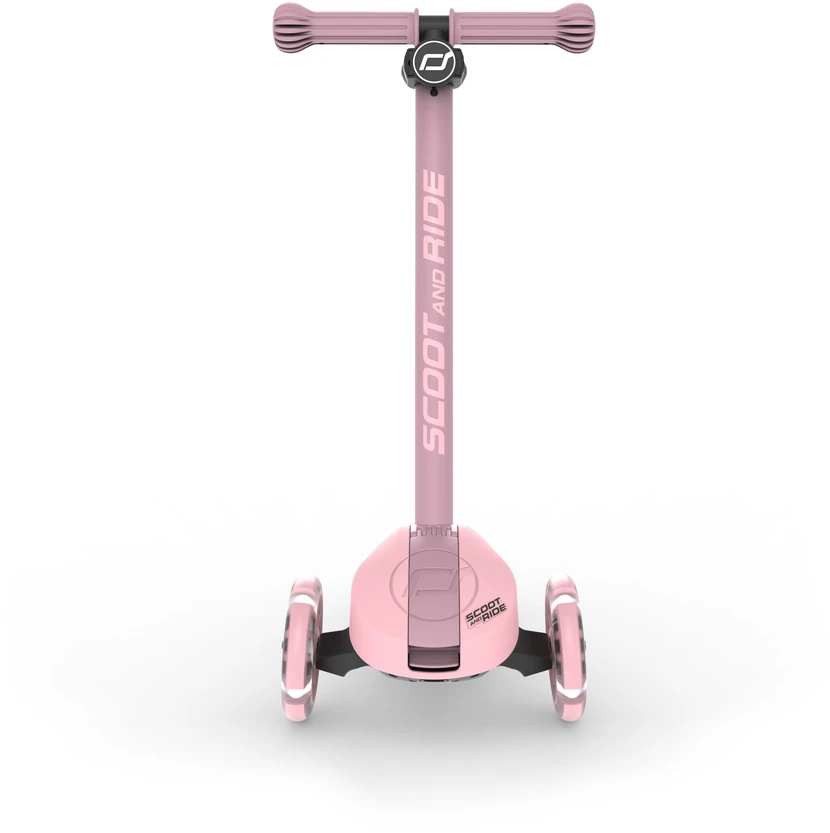 „Scoot and Ride“ „Scoot & Ride Highwaykick 3S“ LED su 2 viename valdymo sistema, rožinis, S00935