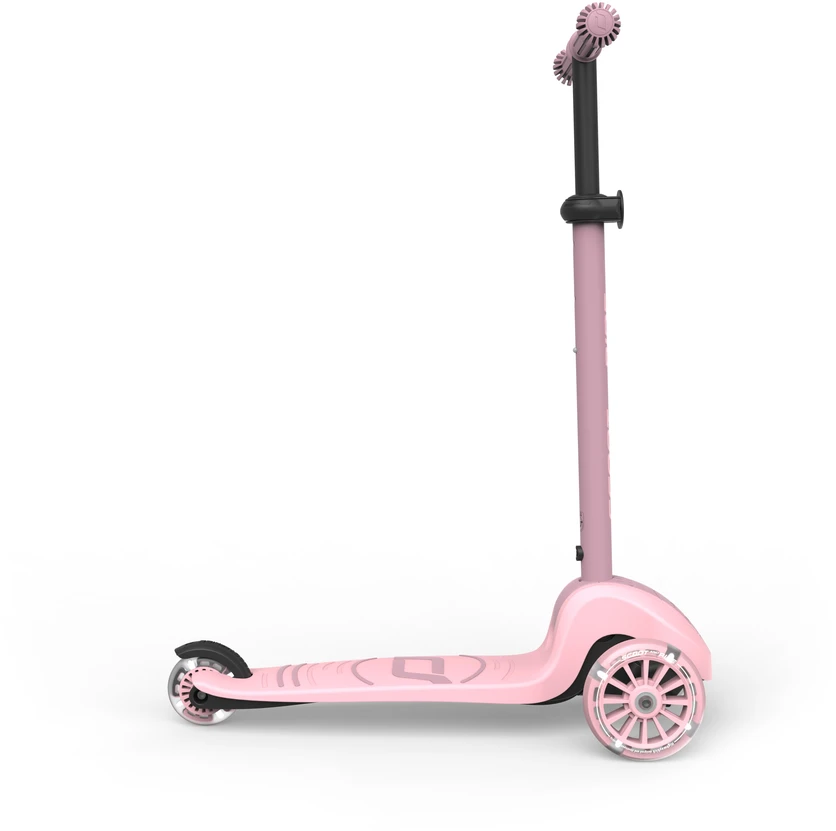 „Scoot and Ride“ „Scoot & Ride Highwaykick 3S“ LED su 2 viename valdymo sistema, rožinis, S00935