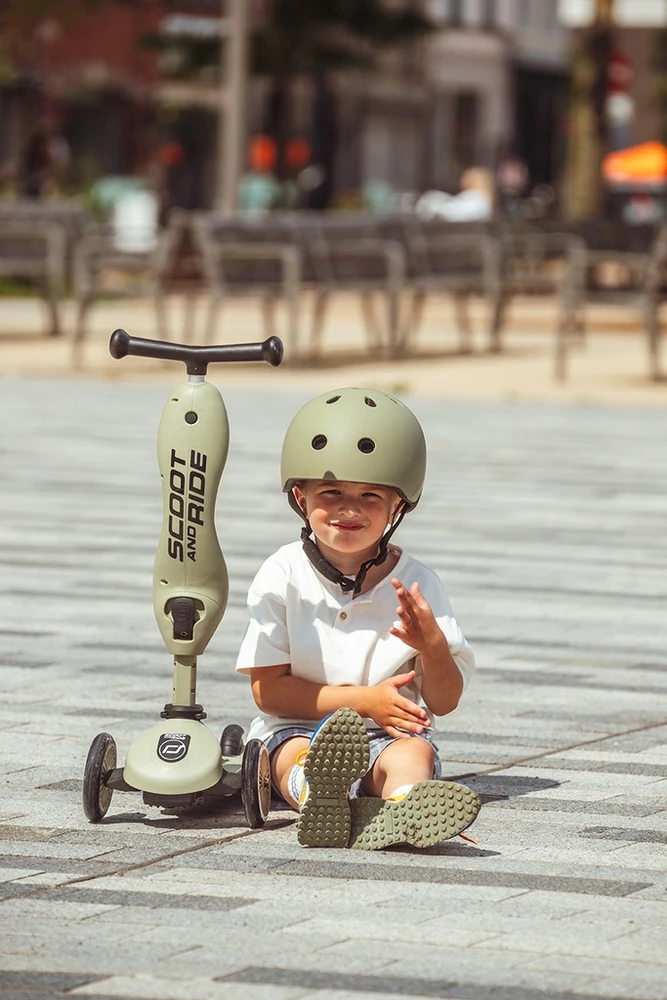 Scoot and Ride Scoot & Ride Šalmas S-M Alyvuoginė