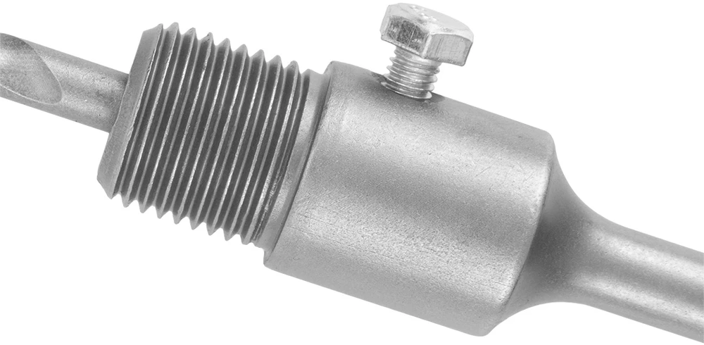 SDS Plus adapteris ir M22 110 mm centravimo grąžtas