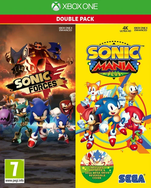 Sega Sonic Mania Plus and Sonic Forces Double Pack