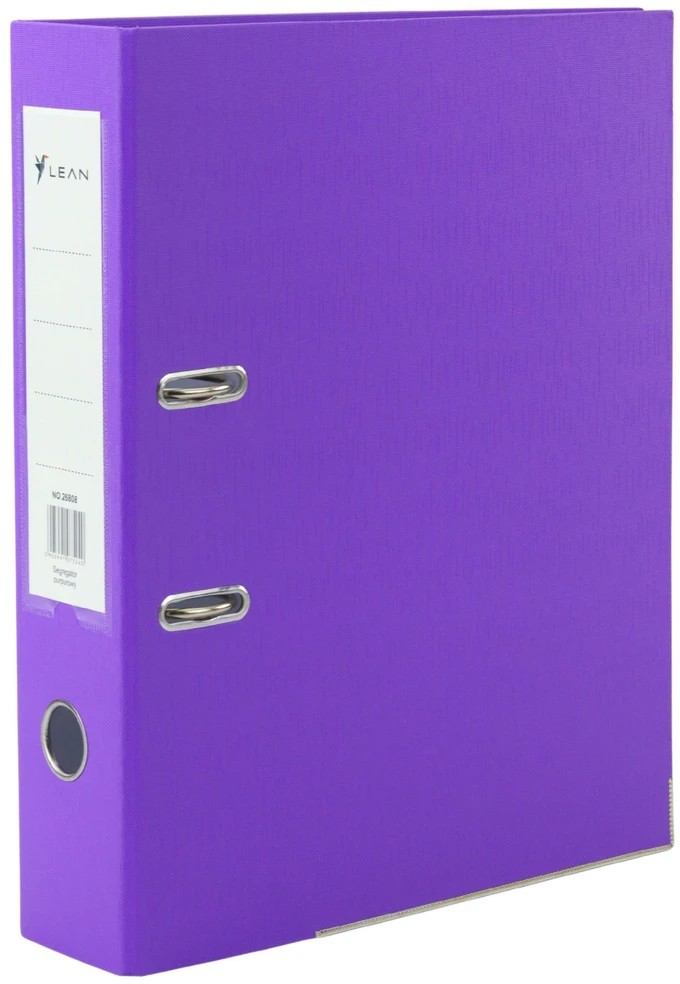Lean Segtuvas A4, 80 mm, svirtinis mechanizmas, violetinis