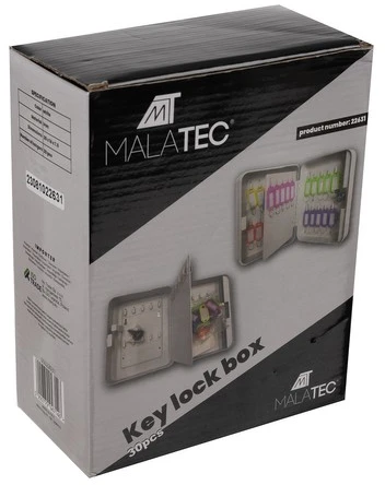Virtuvinės svarstyklės Seifas/raktų dėžutė 30vnt Malatec 22631