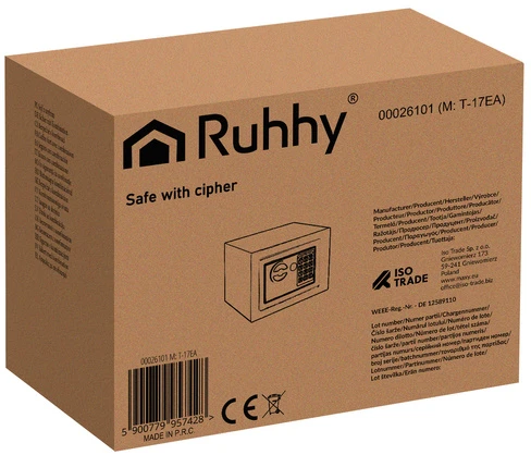 Ruhhy 26101 kombinuotas seifas