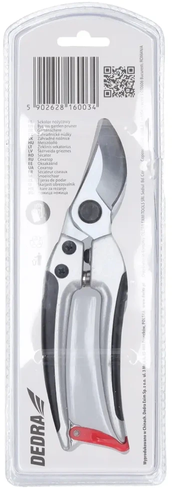 Dedra Sekator Žirklinis genėtuvas gyviems ūgliams, pjovimo storis maks. 25 mm