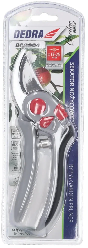 Dedra Sekator Žirklinis genėtuvas gyviems ūgliams, reguliuojamas pjovimo storis 15–25 mm