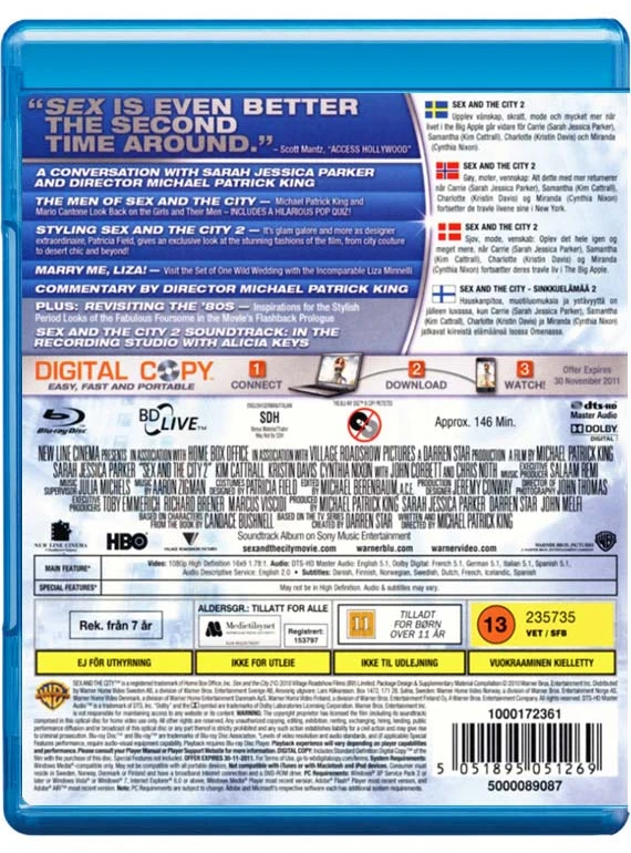 Seksas ir miestas 2 (Blu-ray ir DVD)