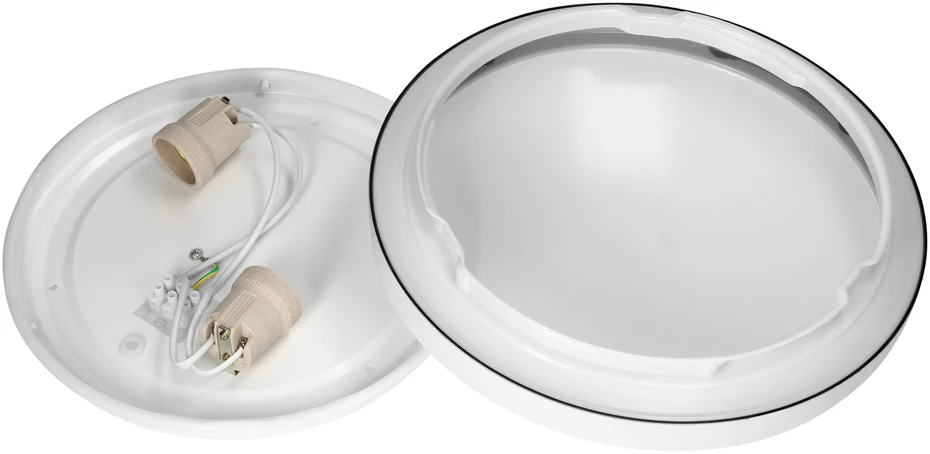 Orno SELENE lubinis šviestuvas 2xE27, maks. 2x15W, IP54, baltas