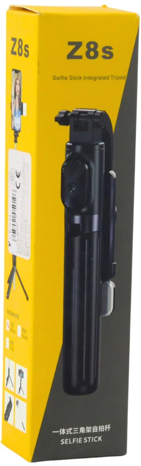 Lean Selfie lazdos trikojis Z8s su Bluetooth valdymu, baltas