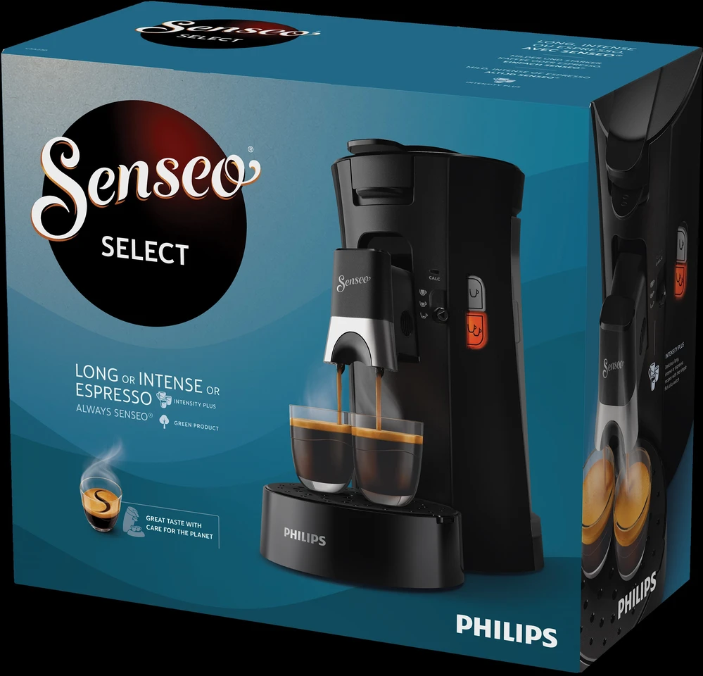Senseo - Select kavos aparatas CSA230/61 - tamsiai juodas