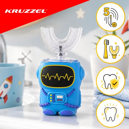 Šepetėlis soniczna vaikams - robot Kruzzel