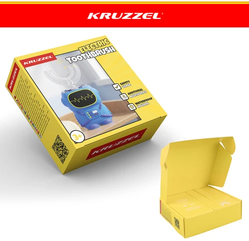 Šepetėlis soniczna vaikams - robot Kruzzel