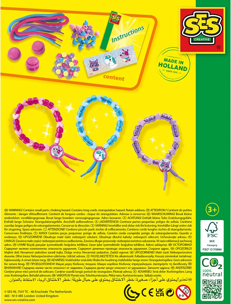 SES Creative - Karoliukų apyrankės - (S14047)