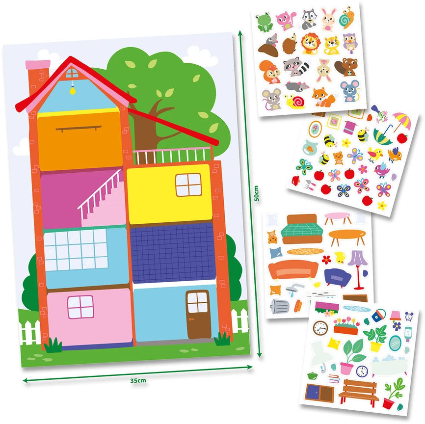 SES Creative - Mano pirmasis plakatas su lipdukais - (S14476)