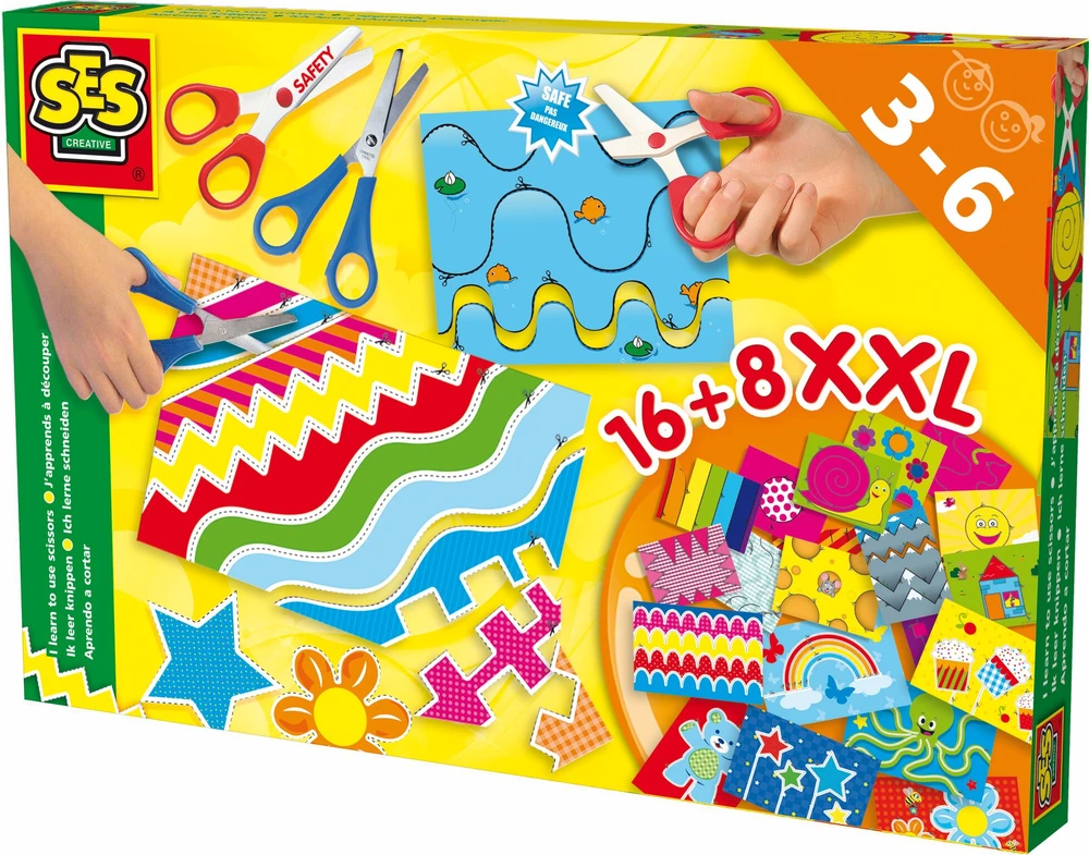 SES Creative – Mokymasis naudotis žirklėmis