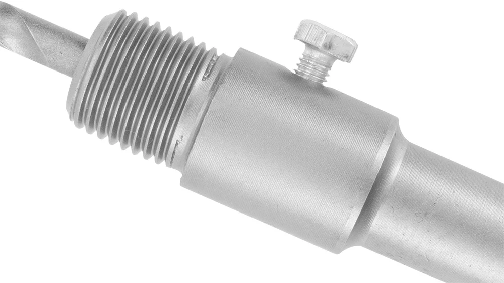 Šešiakampis adapteris ir M22 200 mm centravimo grąžtas