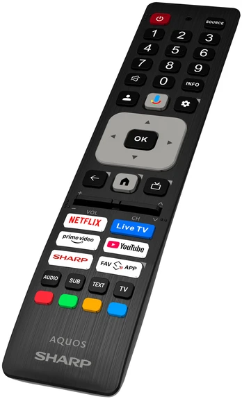 Televizorius Sharp | 55HL4265E | 55 | Smart TV | Google TV | UHD | Juodas