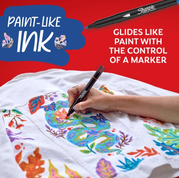 „Sharpie“ – „Creative“ akriliniai rašikliai, 12 lizdinių plokštelių, žemės atspalviai, plonas galiukas (2212911)