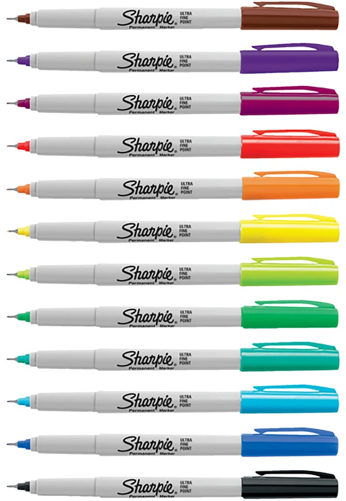 „Sharpie“ – permanentiniai žymekliai – itin ploni (2065408)