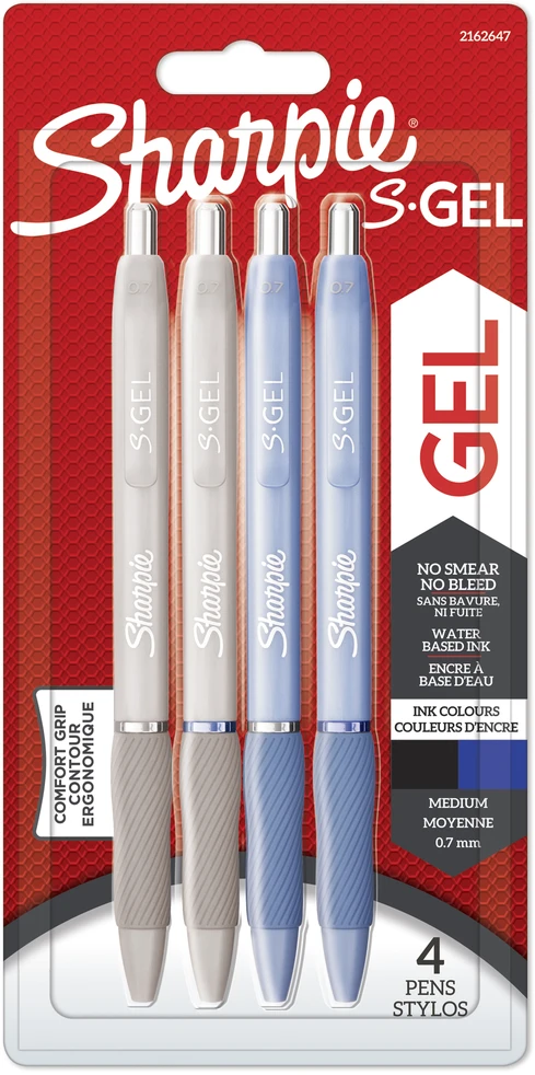 Parker Tušinukų rinkinys Sharpie S-GEL FASHION 4-Pack - 2162647