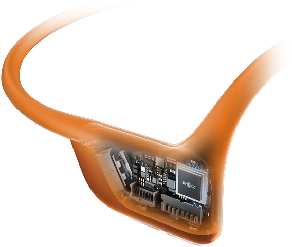 Ausinės Shokz OpenRun Pro2, Oranžinės spalvos