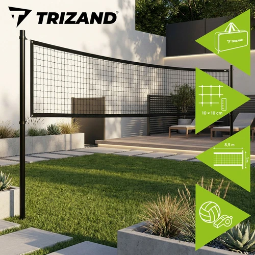 Tinklinio tinklas 8,5x1 m + Trizand krepšys