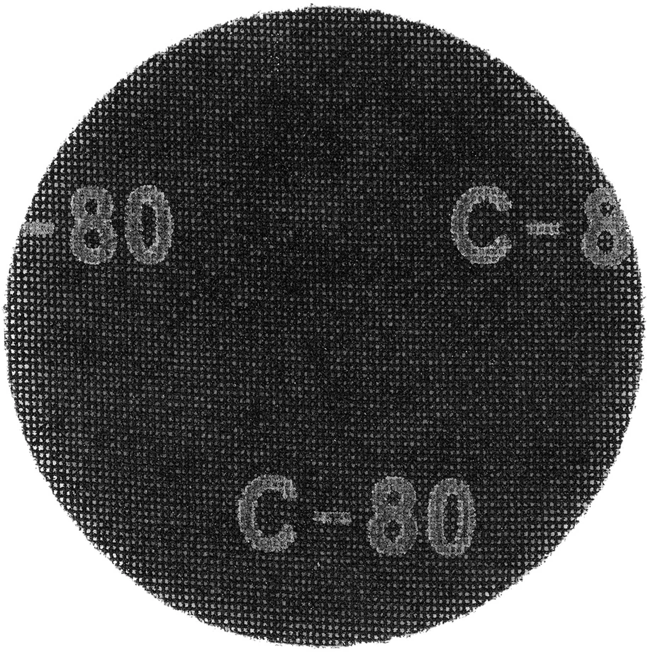 Siatka Šlifavimo tinklelis su lipdukais 180 mm, K80, 5 vnt. šlifuokliui 59G263