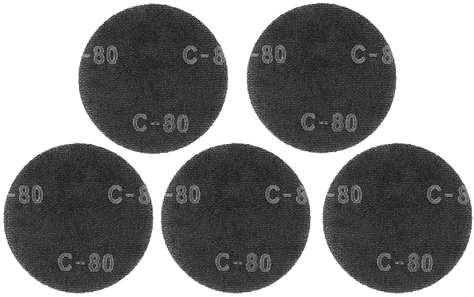 Siatka Šlifavimo tinklelis su lipdukais 180 mm, K80, 5 vnt. šlifuokliui 59G263