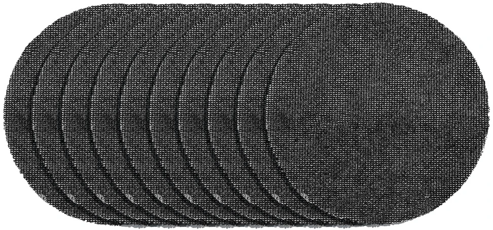 Siatka Šlifavimo tinklelis su lipdukais, 225 mm, K180, šlifuokliams 59G260, 59G264, 59G265, 10 vnt.