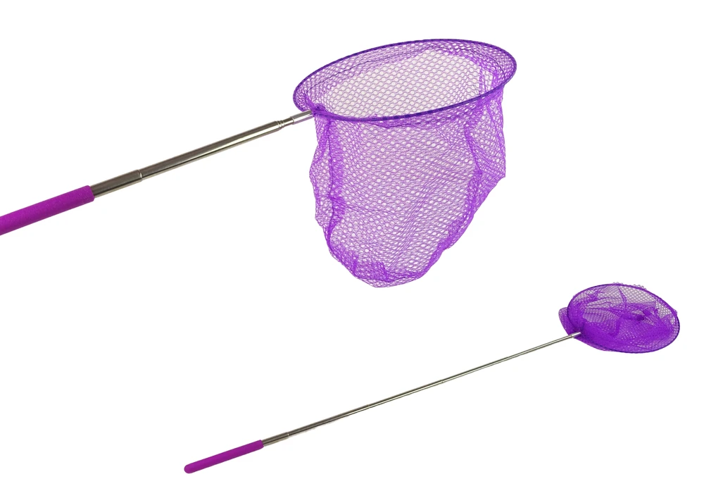 Lean Toys Tinklelis drugeliams gaudyti, violetinis