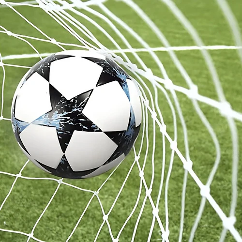 Trizando metalo futbolo vartų tinklelis