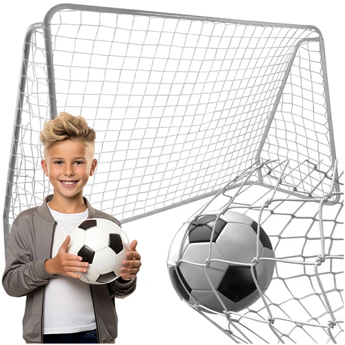 Trizando metalo futbolo vartų tinklelis
