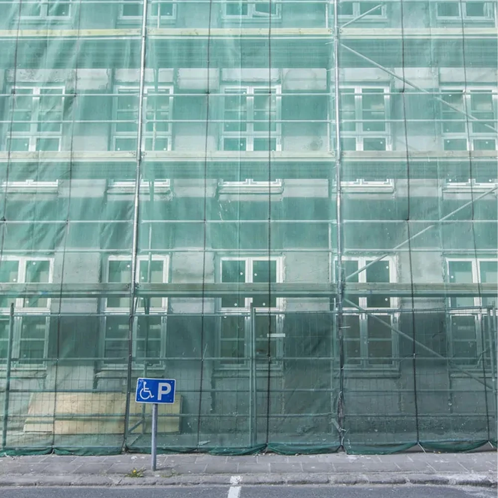 Kepurė Siatka Žalias pastolių apsauginis tinklelis 2,57 x 10 m 60 g