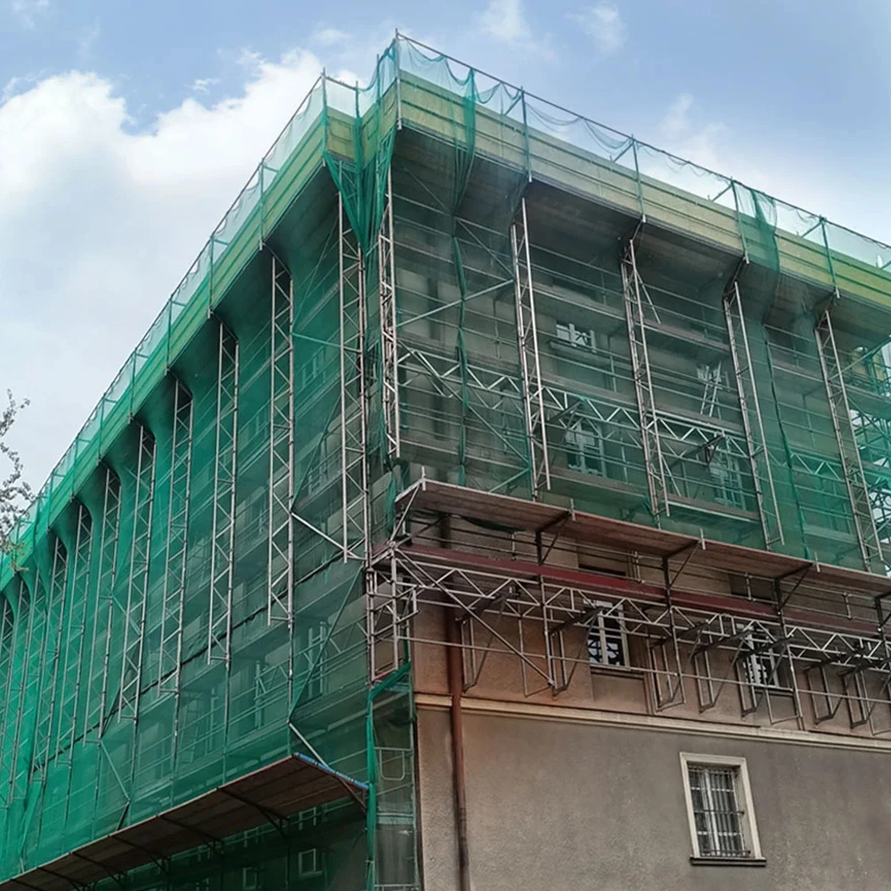 Kepurė Siatka Žalias pastolių apsauginis tinklelis 2,57 x 10 m 60 g