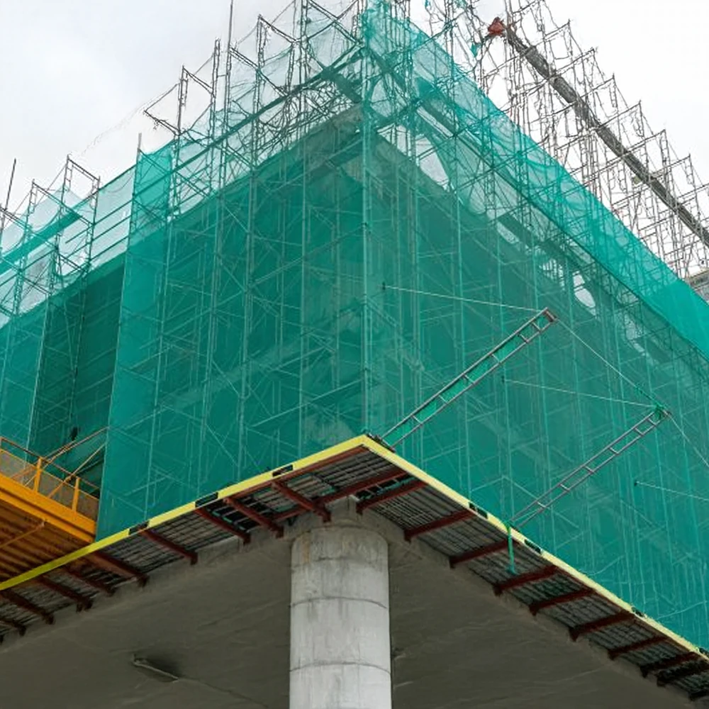 Kepurė Siatka Žalias pastolių apsauginis tinklelis 2,57 x 10 m 60 g
