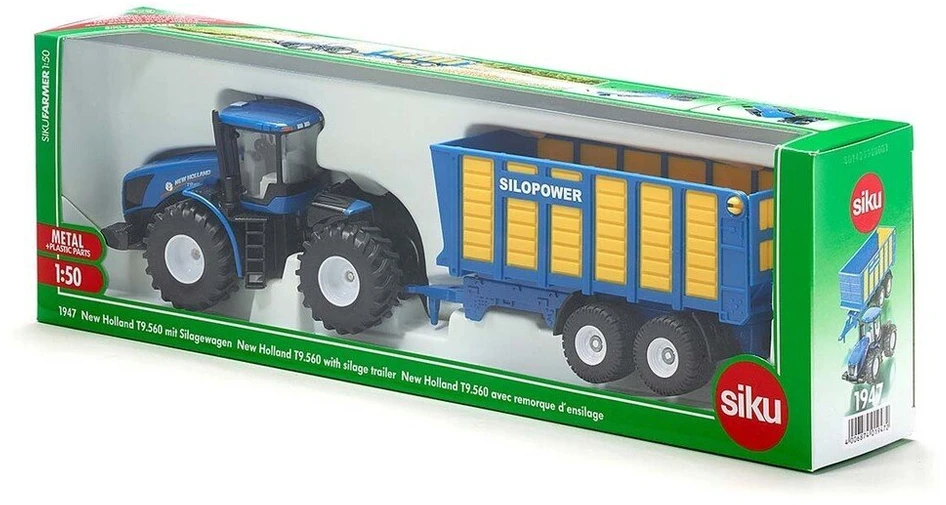 Siku – 1:50 Traktorius su siloso priekaba (313-1947)
