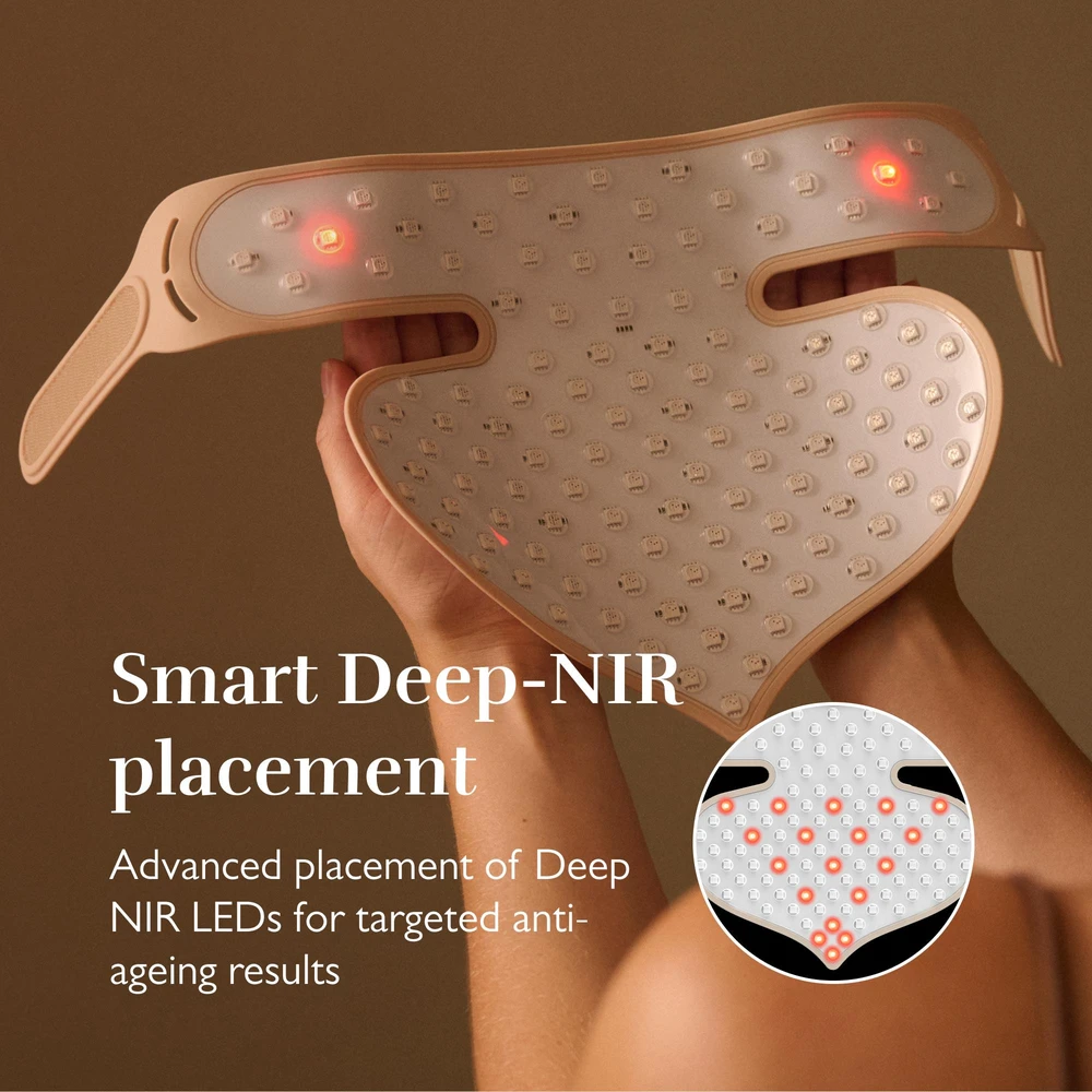 Belaidė krūtinės ir kaklo odą atjauninanti kaukė Silk'n LED Chest Mask Pro