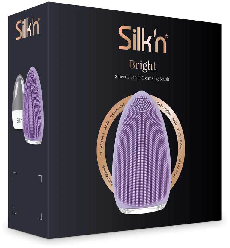 „Silk'n“ – ryškus itin higieniškas veido šepetėlis (violetinis)