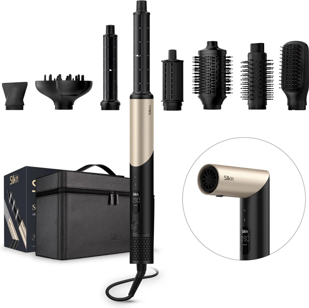 Plaukų džiovintuvas ir formavimo prietaisas Silk'n SilkyAir Flex 8-in-1